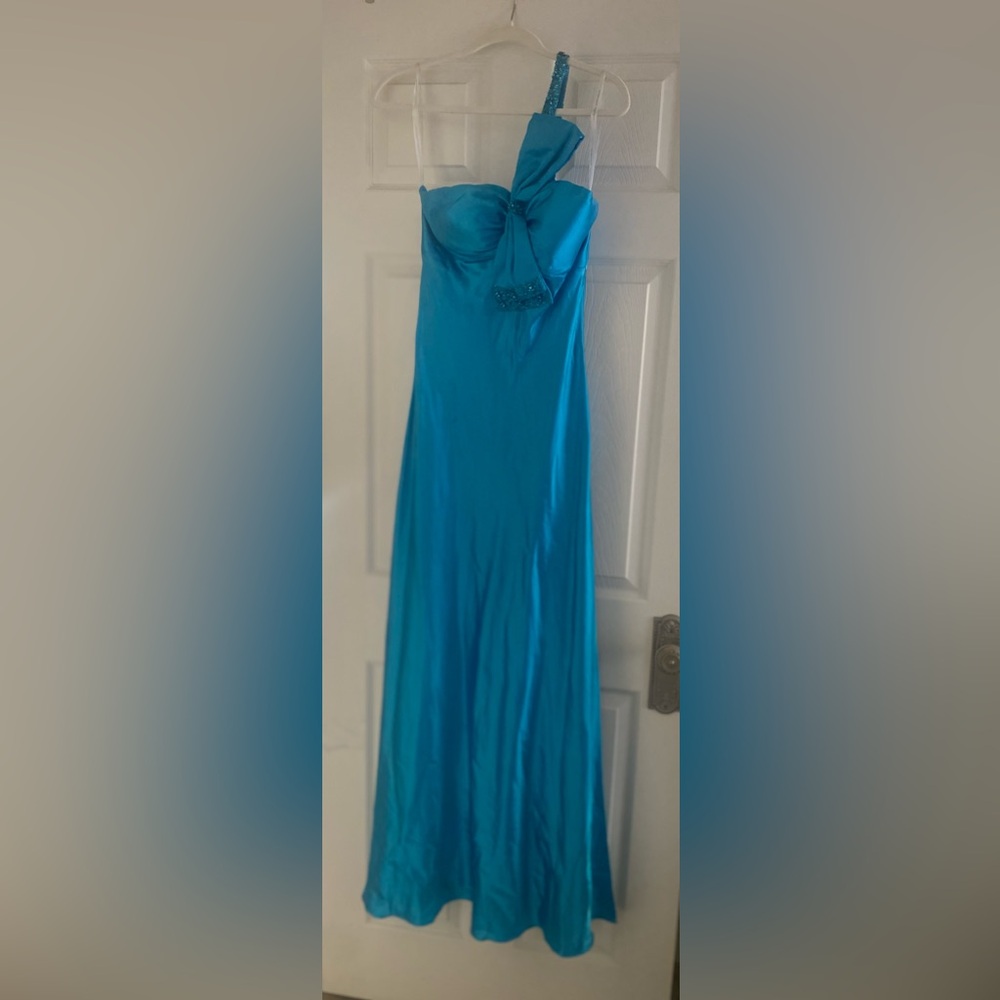 Turquoise formal gown